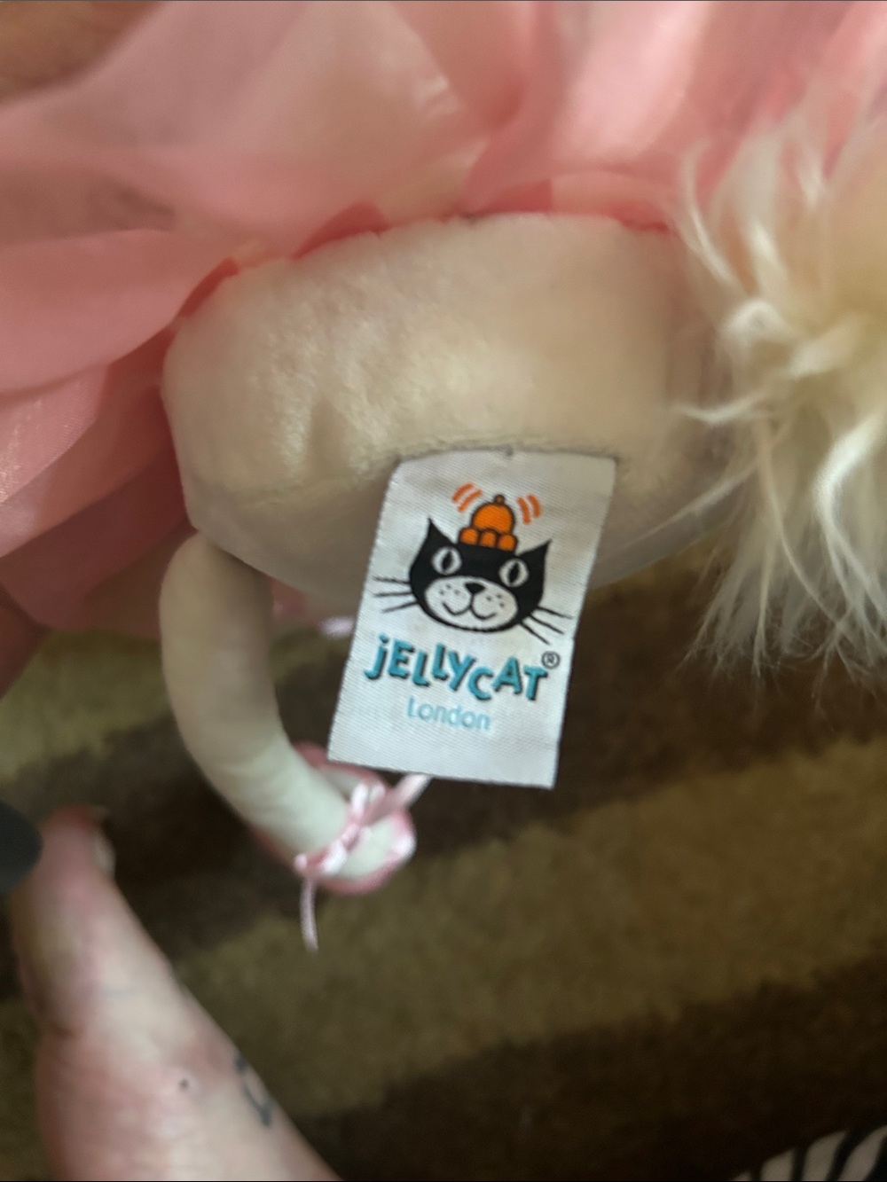 Jellycat White Unicorn with Pink Tutu and Pink Ballet Slippers - Picture 4 of 6
